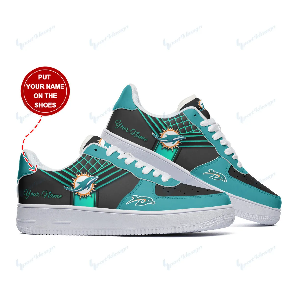 miami dolphins personalized af1 shoes bg117 nhhth