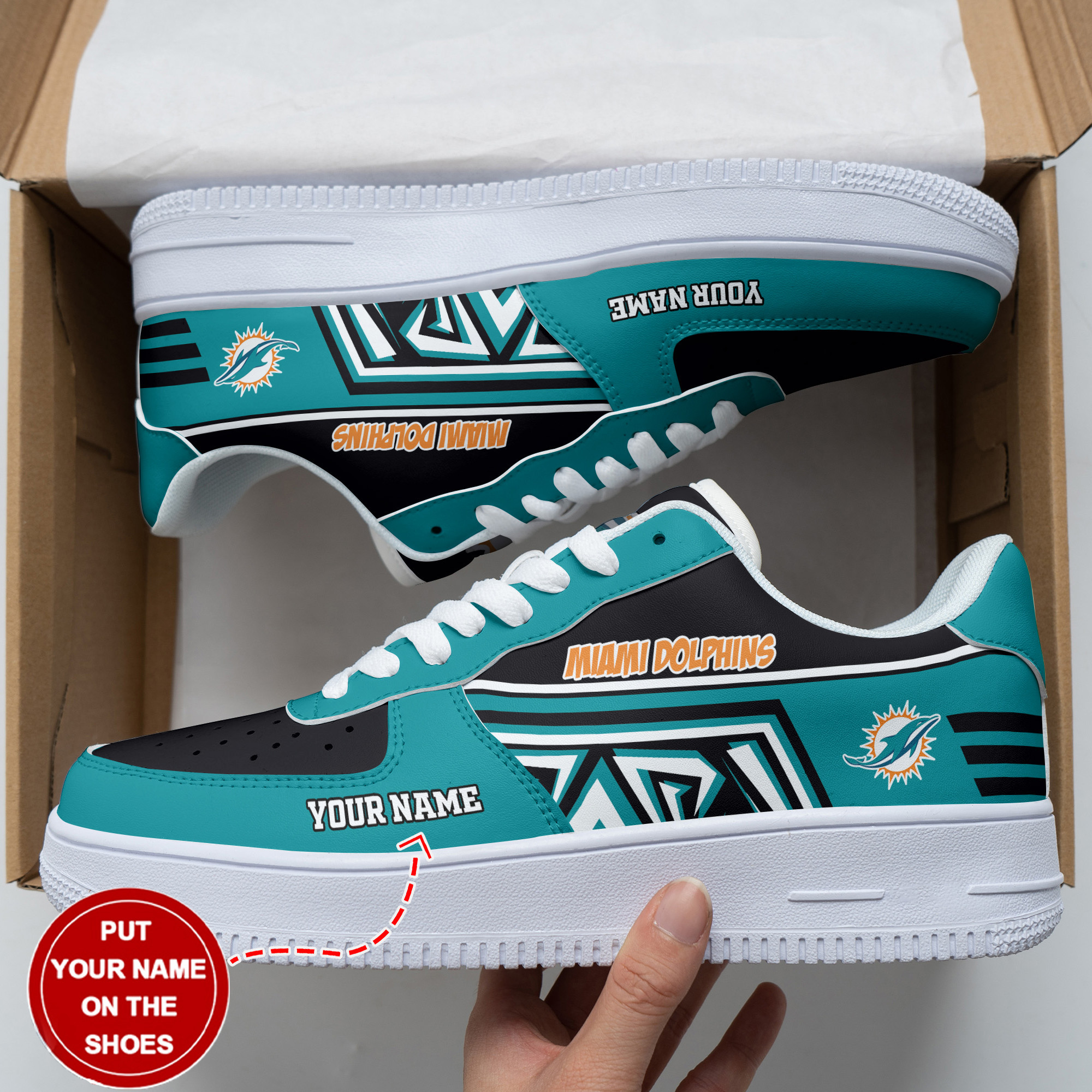 miami dolphins personalized af1 shoes bg163 ijwid