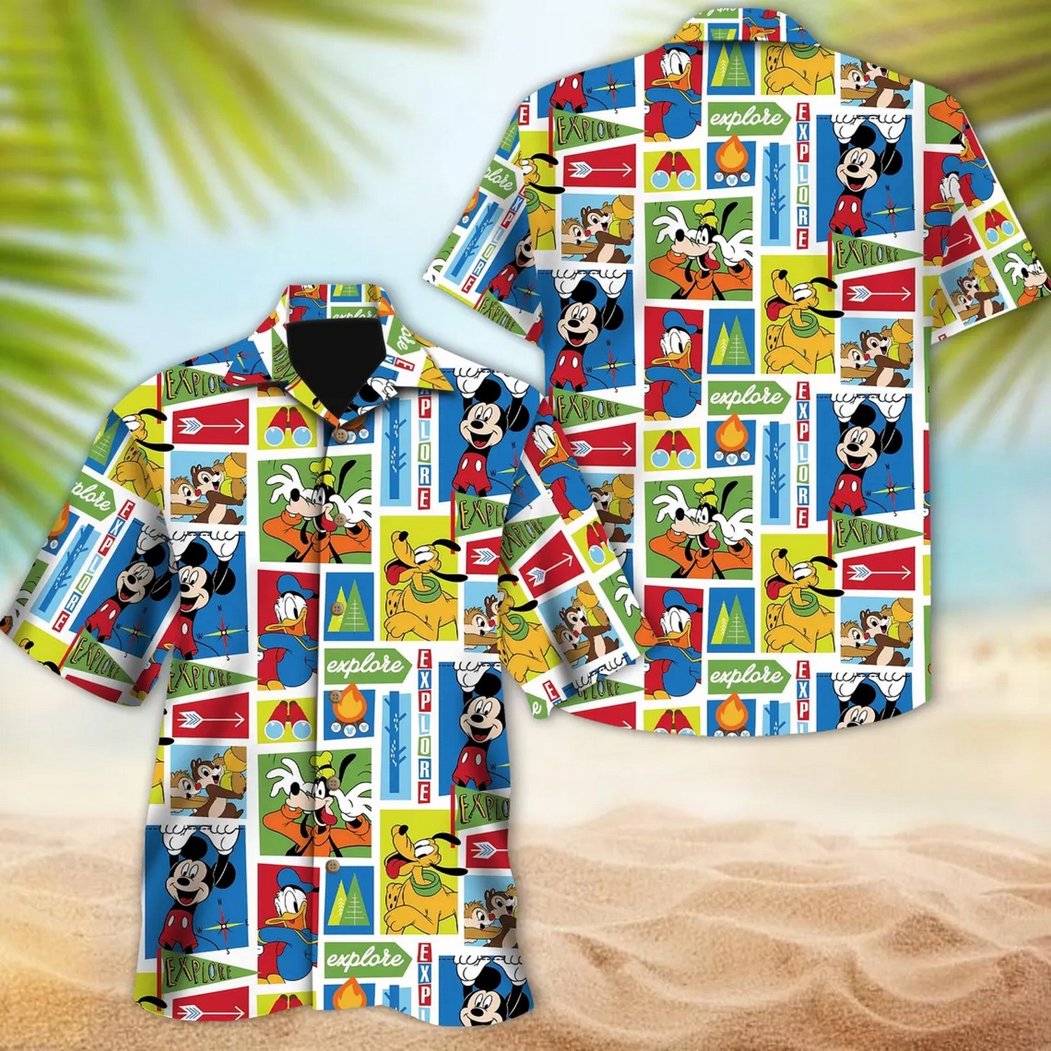 mickey and friends hawaii shirt ylo9u