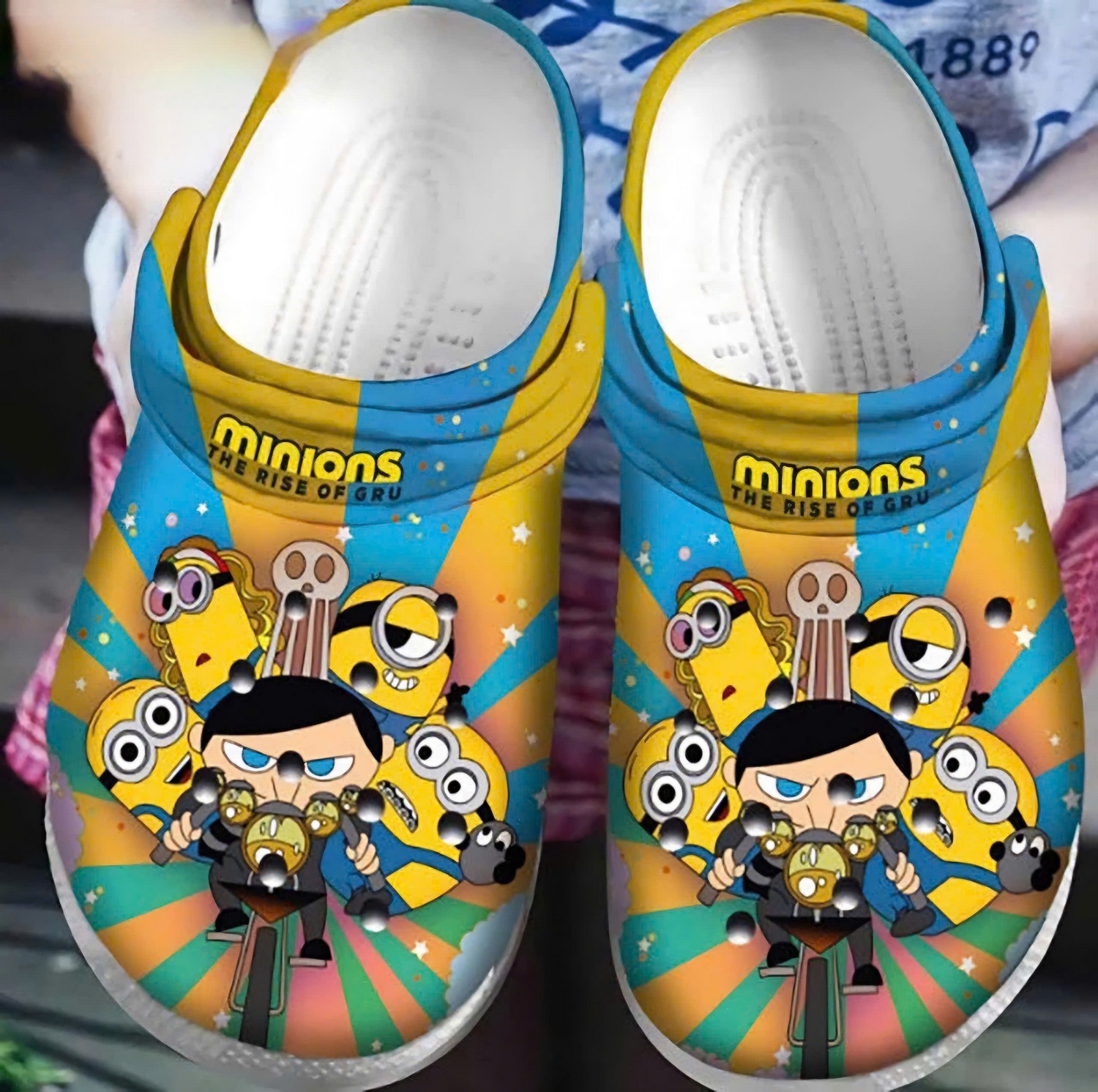 minions the rise of gru clogs for kids and adults gewdk
