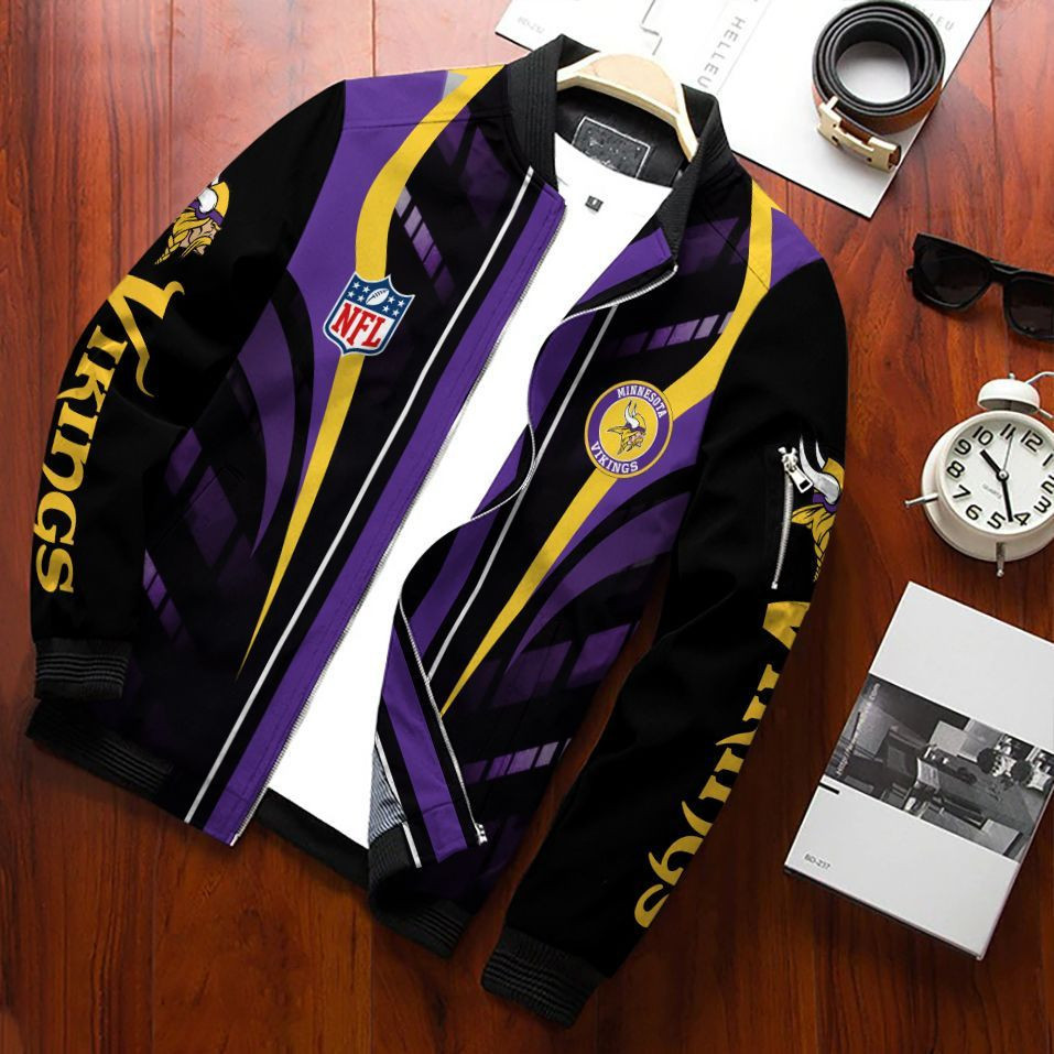 minnesota vikings bomber jacket 381 kc8xq