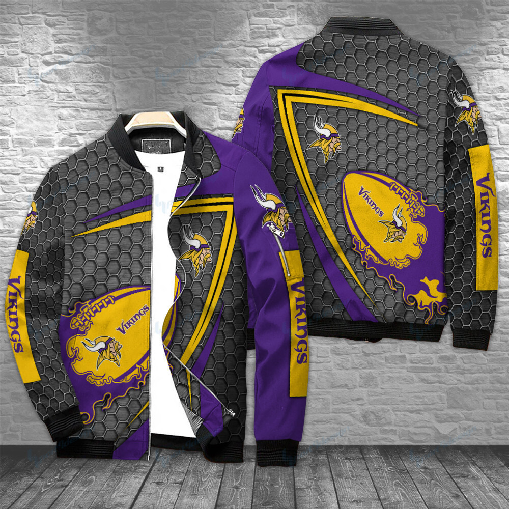 minnesota vikings bomber jacket bg360 gr5p8