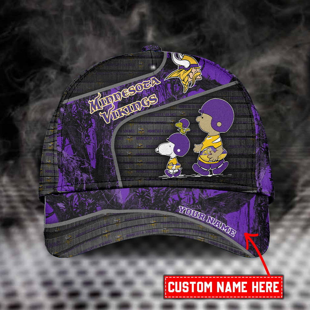 minnesota vikings classic personalized cap bb328 nx1ym