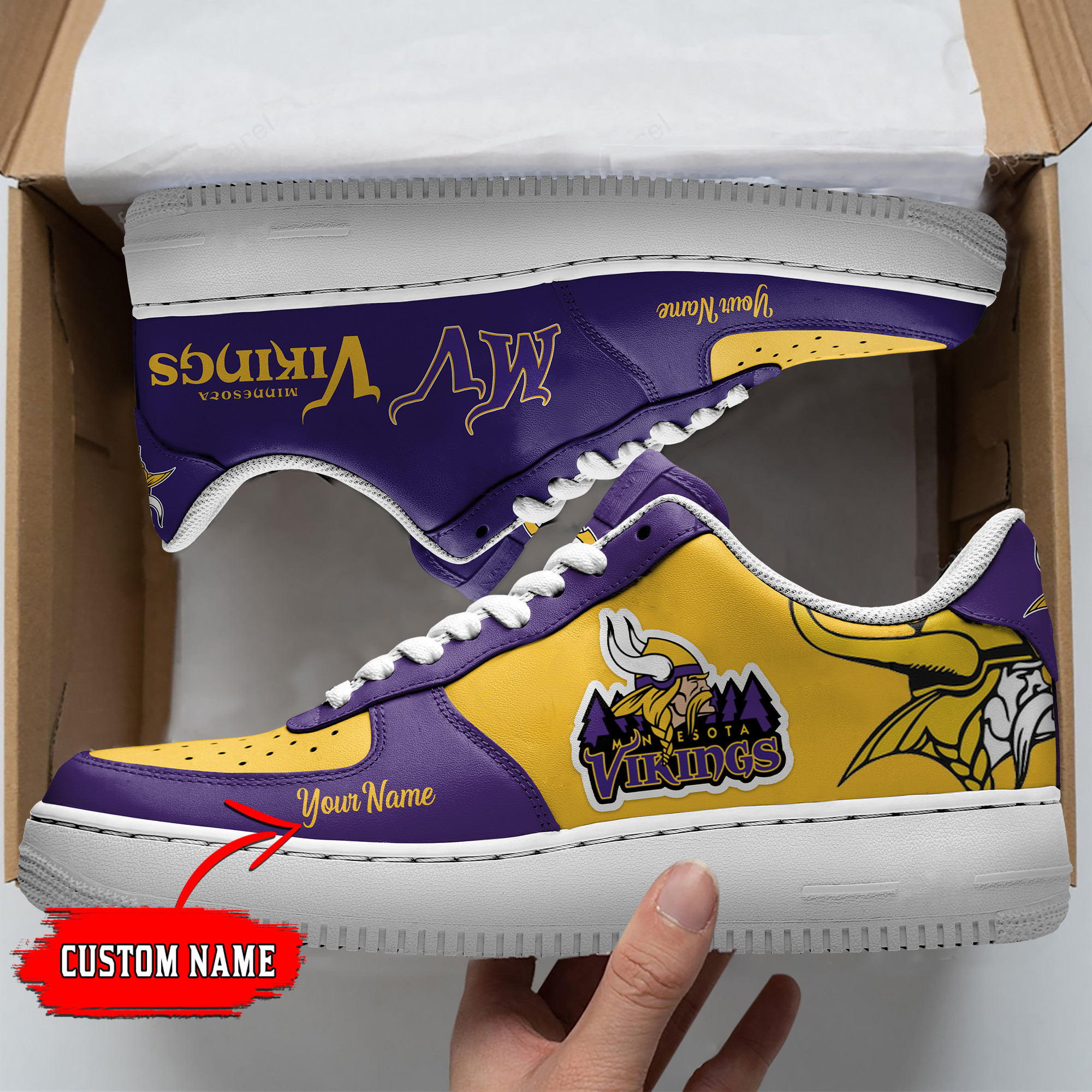 minnesota vikings personalized af1 shoes bg24 wmbxj