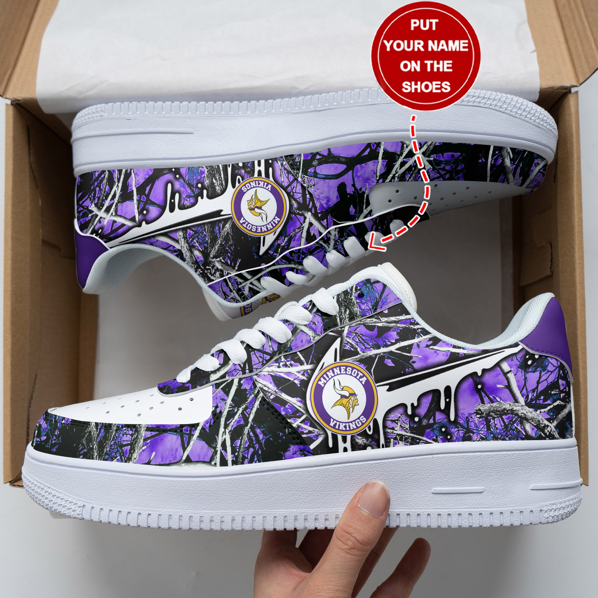 minnesota vikings personalized af1 shoes bg279 qbfyy