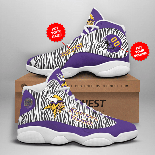minnesota vikings personalized ajd13 sneakers 1039 r0qyz