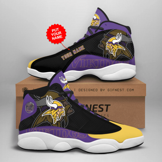 minnesota vikings personalized ajd13 sneakers 1040 vmgsv