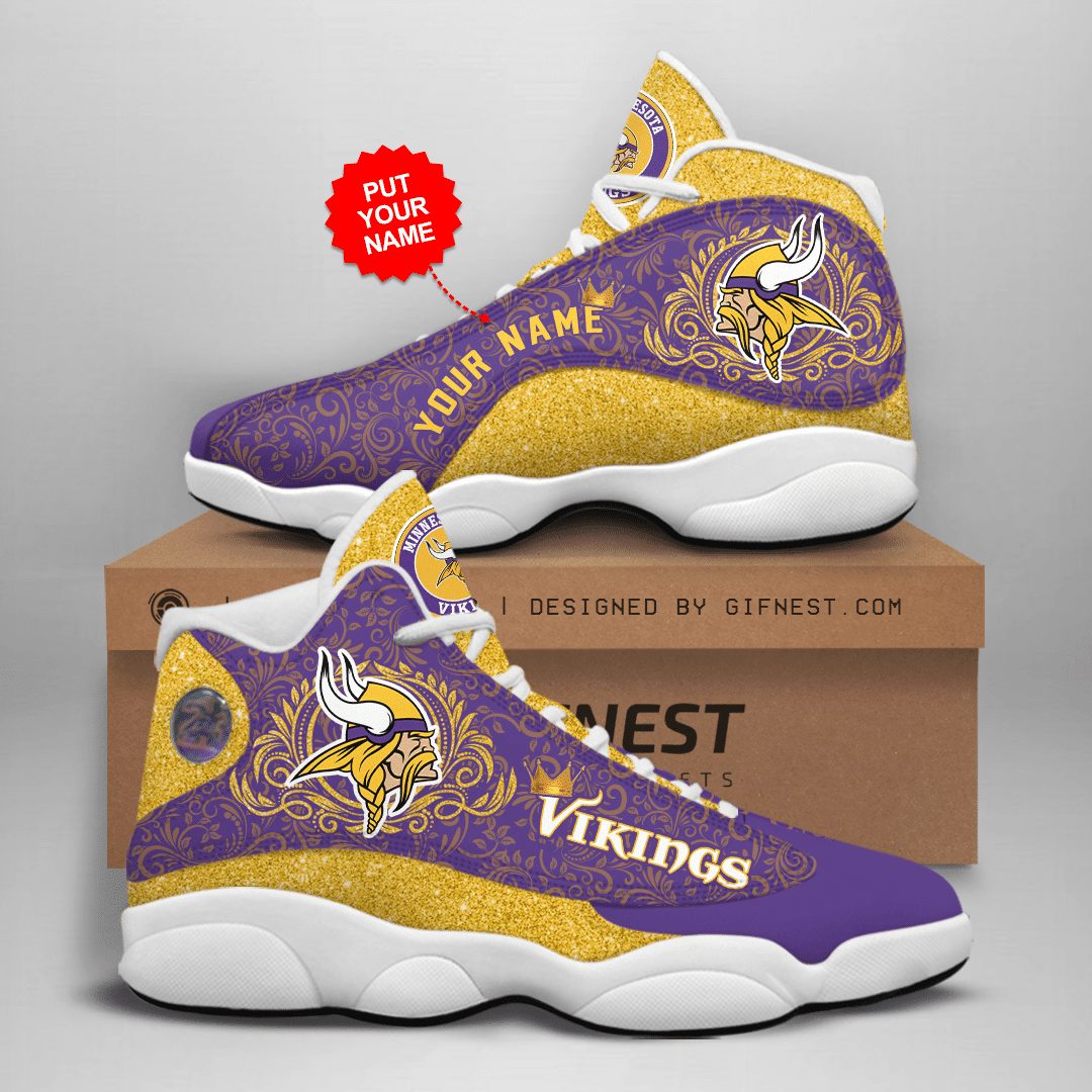 minnesota vikings personalized ajd13 sneakers 1072 wzmgm