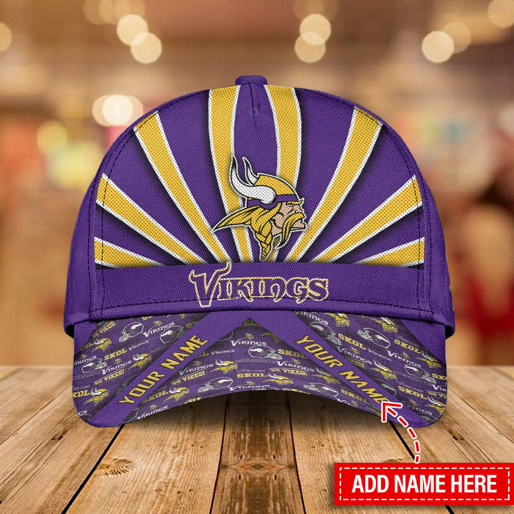 minnesota vikings personalized classic cap bb81 uhbkz