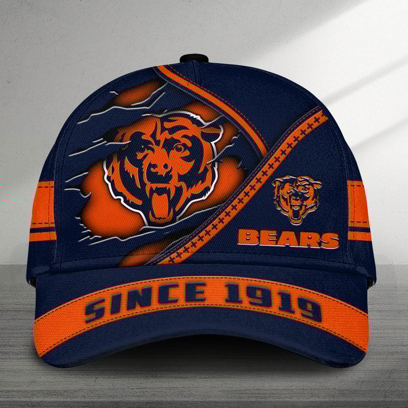 mistmerch chicago bears personalized classic cap gift for fans 1eq0d