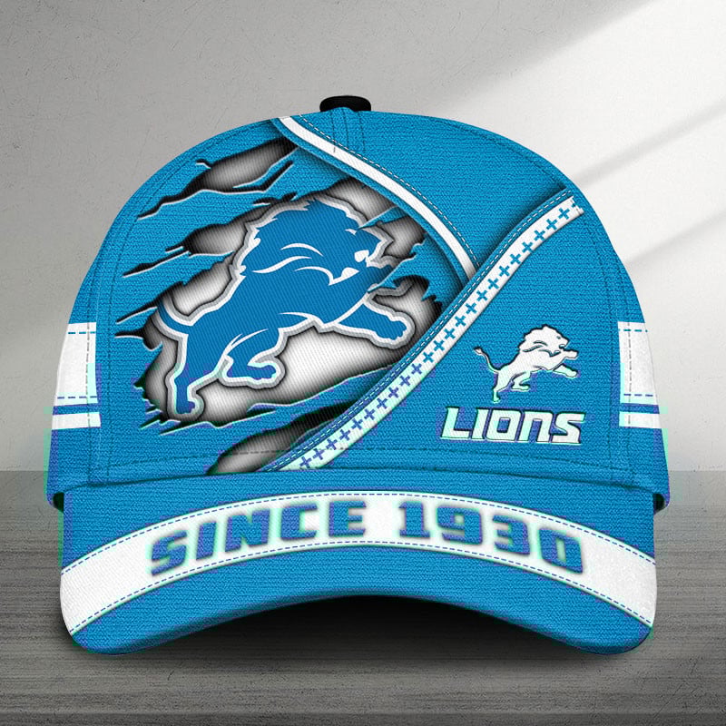 mistmerch detroit lions personalized classic cap gift for fans oexnf