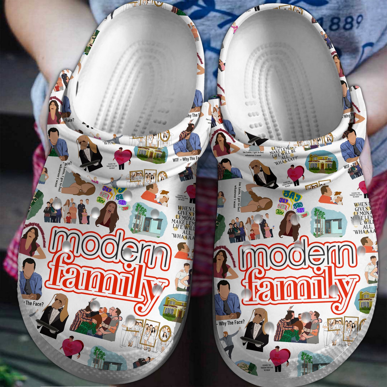 modern family tv series clogs for kids 26 adults rf2no