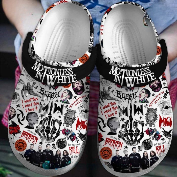 motionless in white trendy music style clogs fast shipping worldwide 7rsir