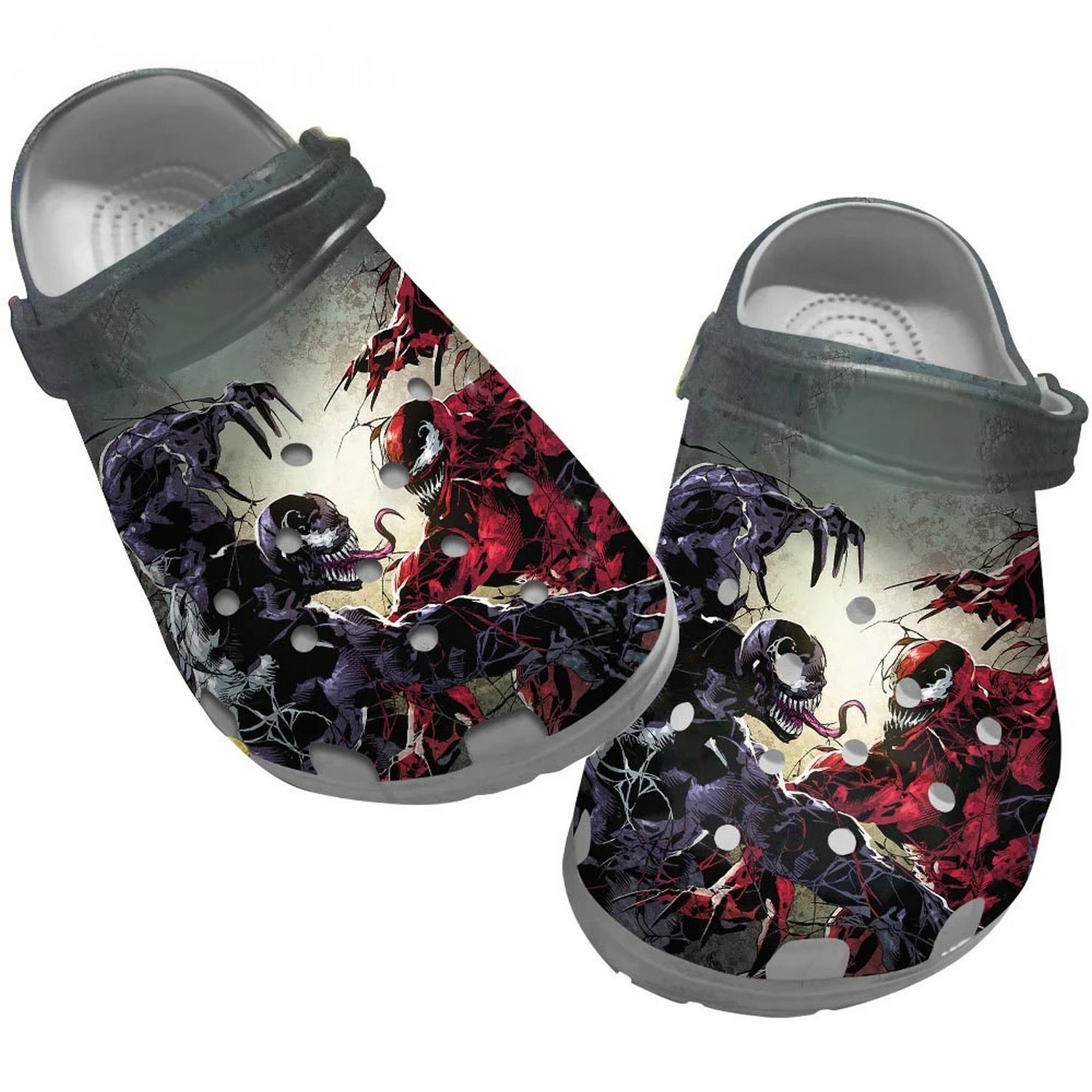movie marvel carnage and venom clogs for kids and adults wqrzn