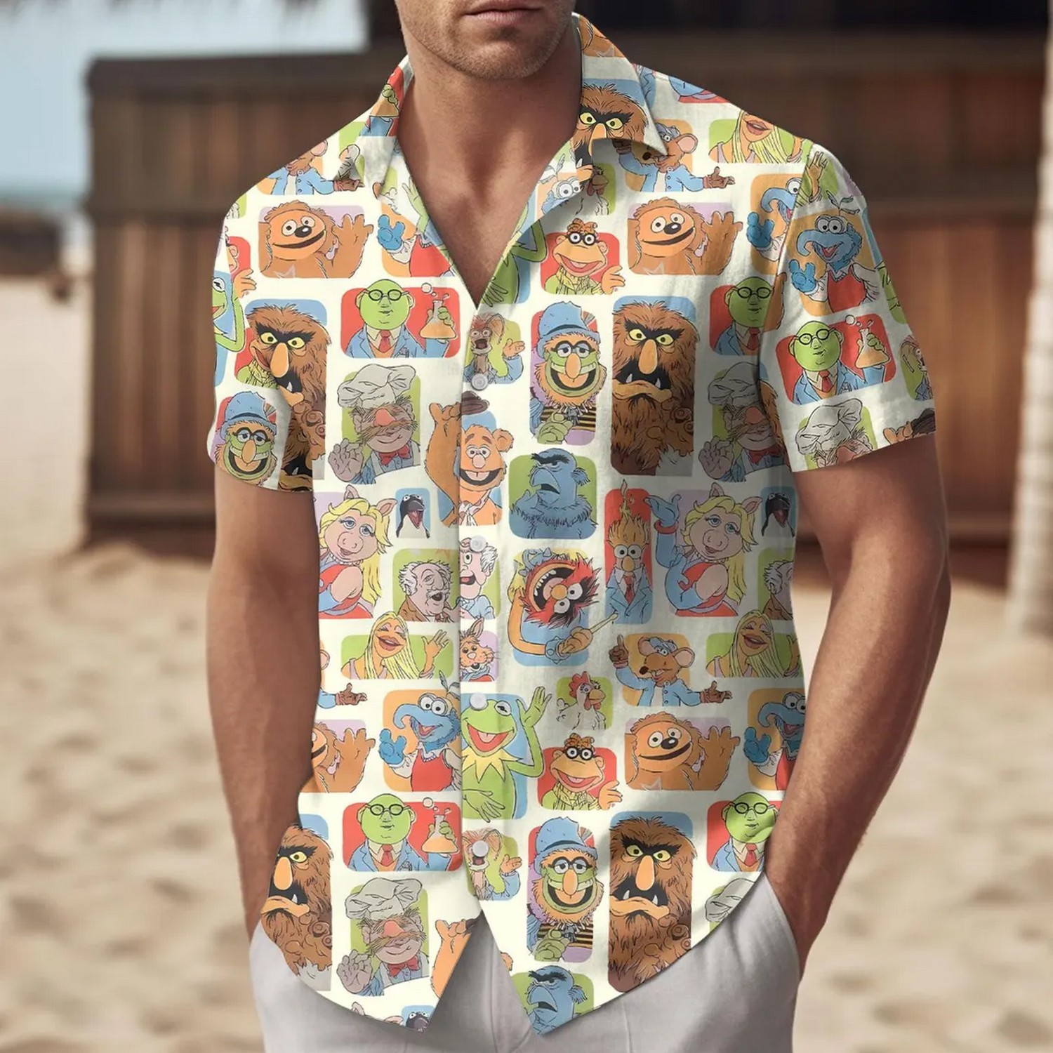 muppet the show characters hawaiian shirt 3ww1c