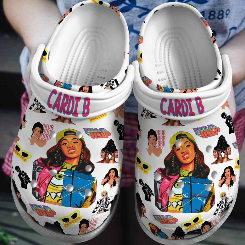 new design cardi b unisex music clogs for kids 26 adults qmfpm