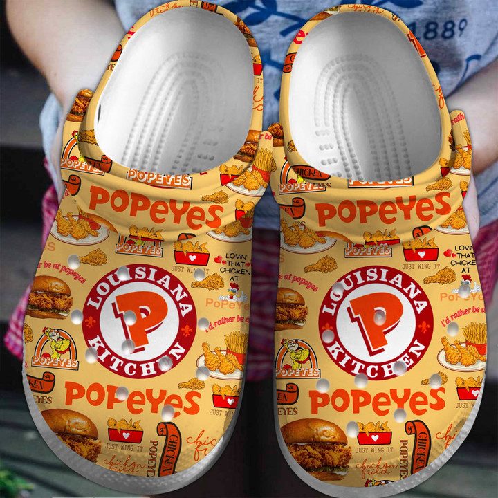 new design of crocs popeyes food crocs nwdxq