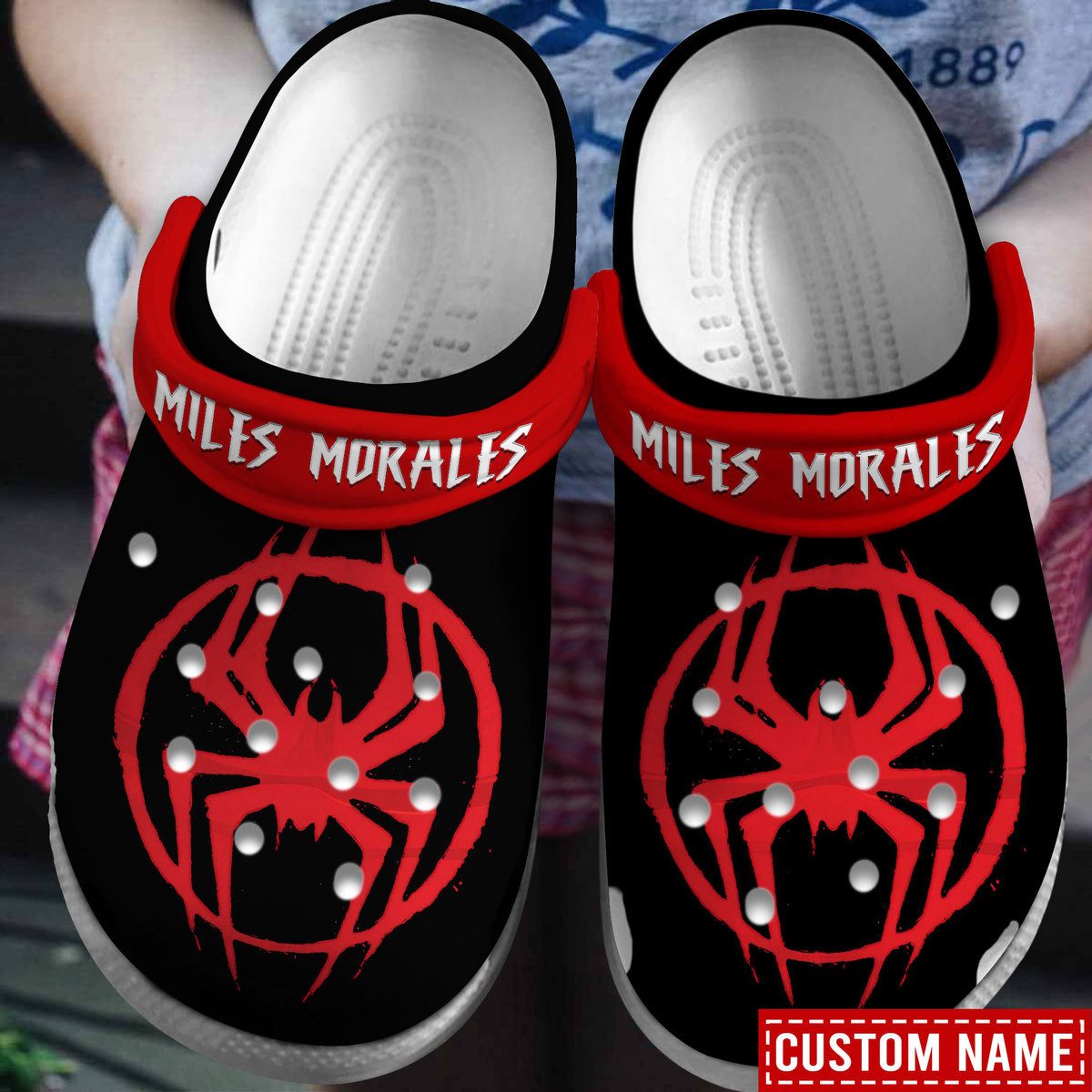 new design spiderman across the spider verse miles morales crocs soedw