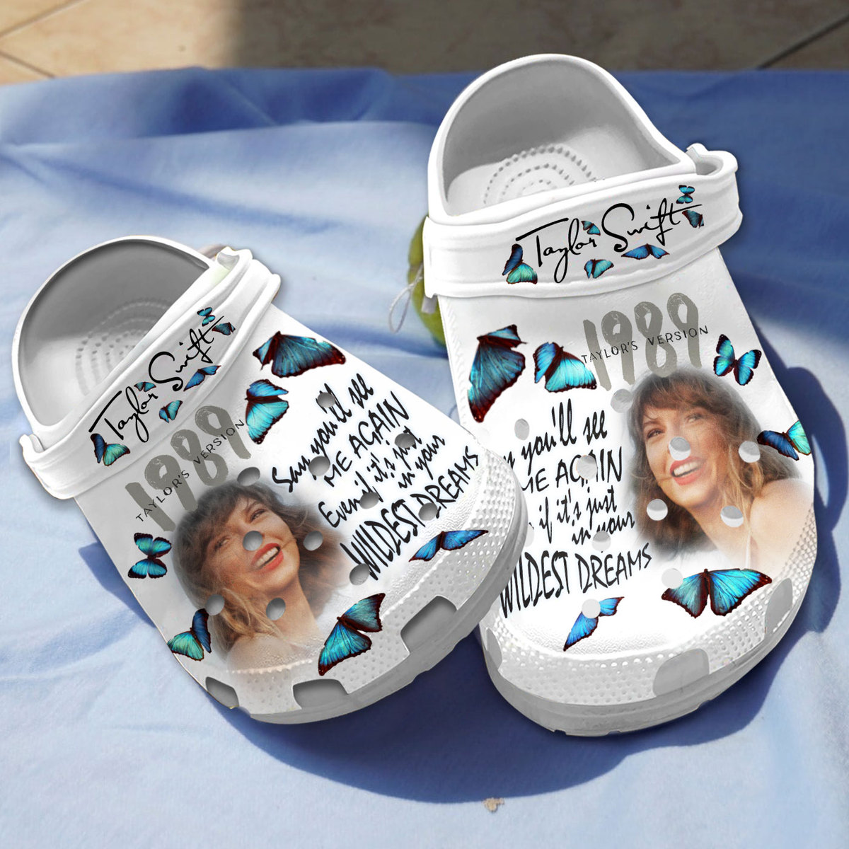 new design taylor swift taylors version classic white clogs shoes jdjmf