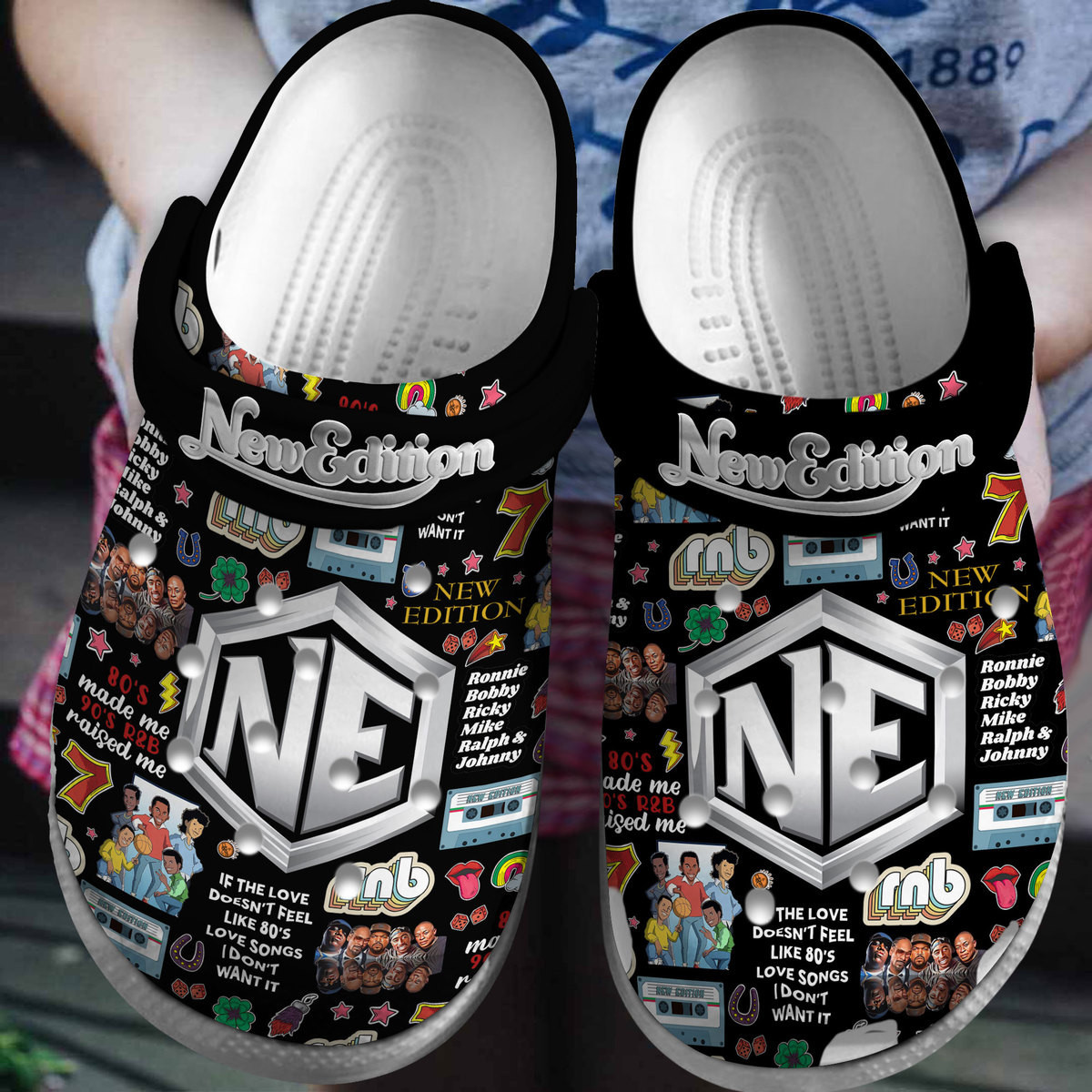 new edition black music clogs for kids and adults ib2oo