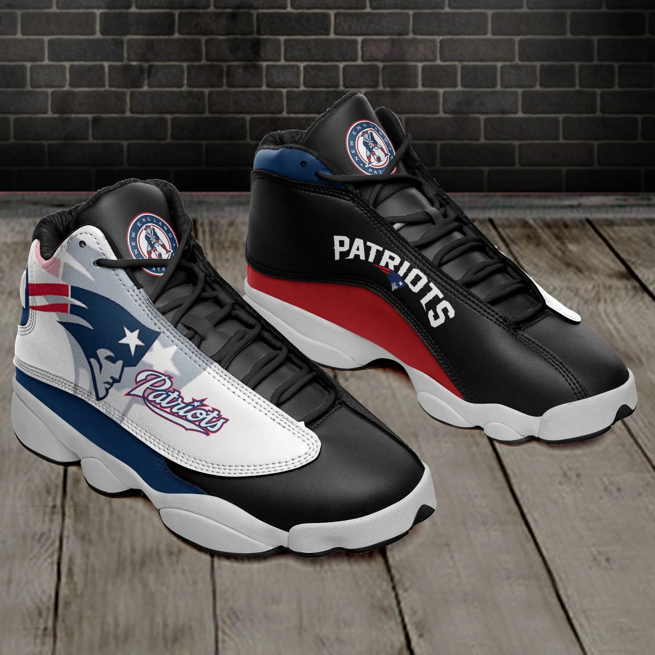 new england patriots air jd13 sneakers 379 gkrxm