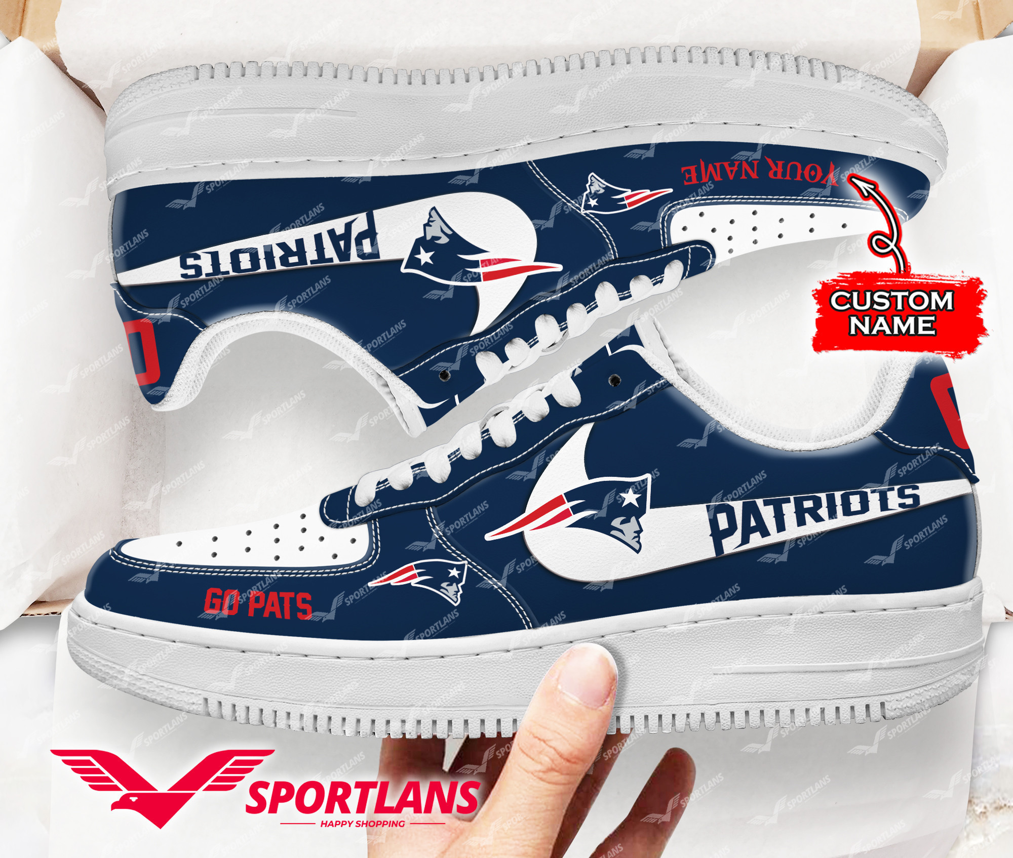 new england patriots nfl personalized air force 1 shoes 6a9hn