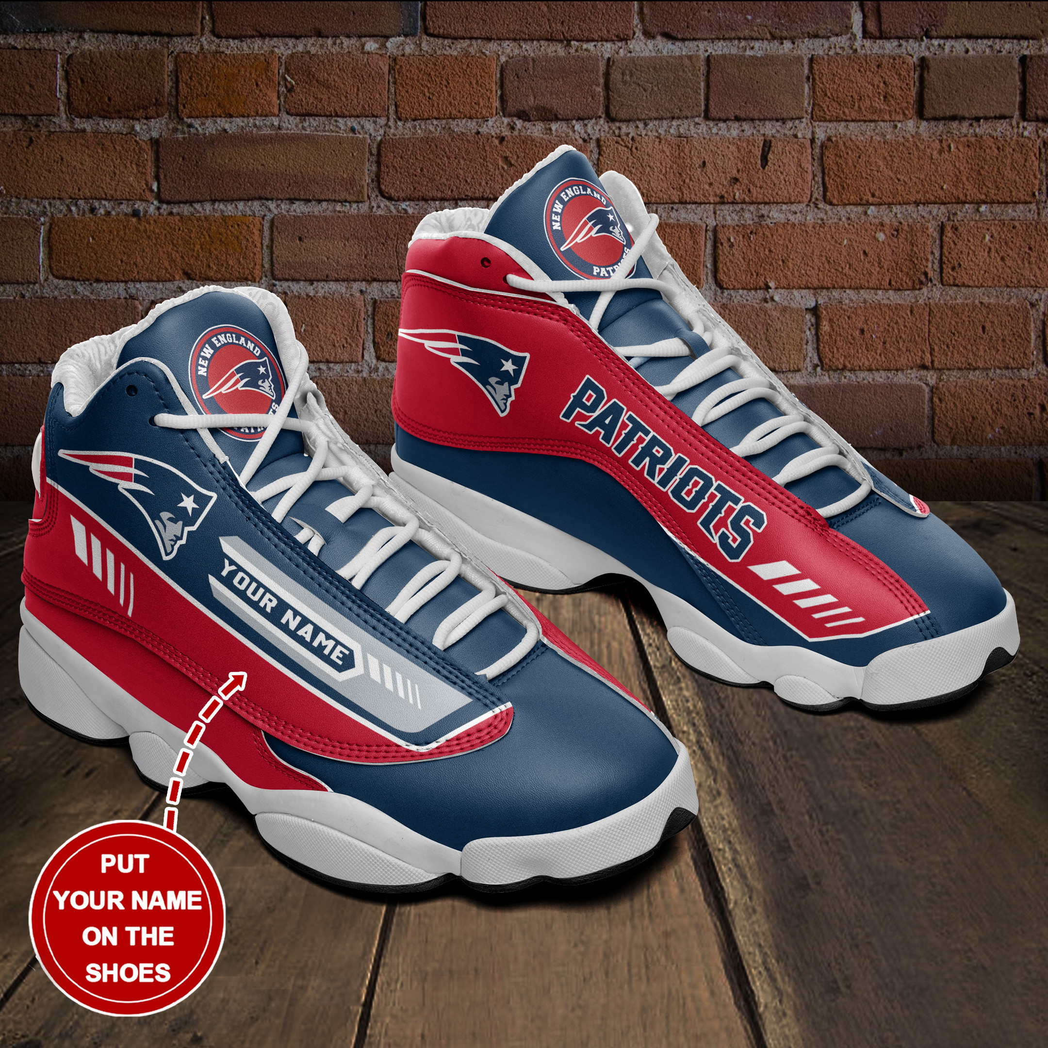 new england patriots personalized ajd13 sneakers bg34 xfimm