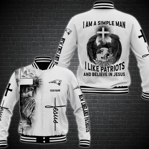 new england patriots personalized baseball jacket 48 jdted