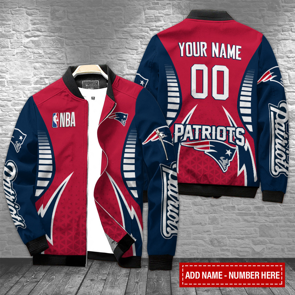 new england patriots personalized bomber jacket bg110 hhlpe