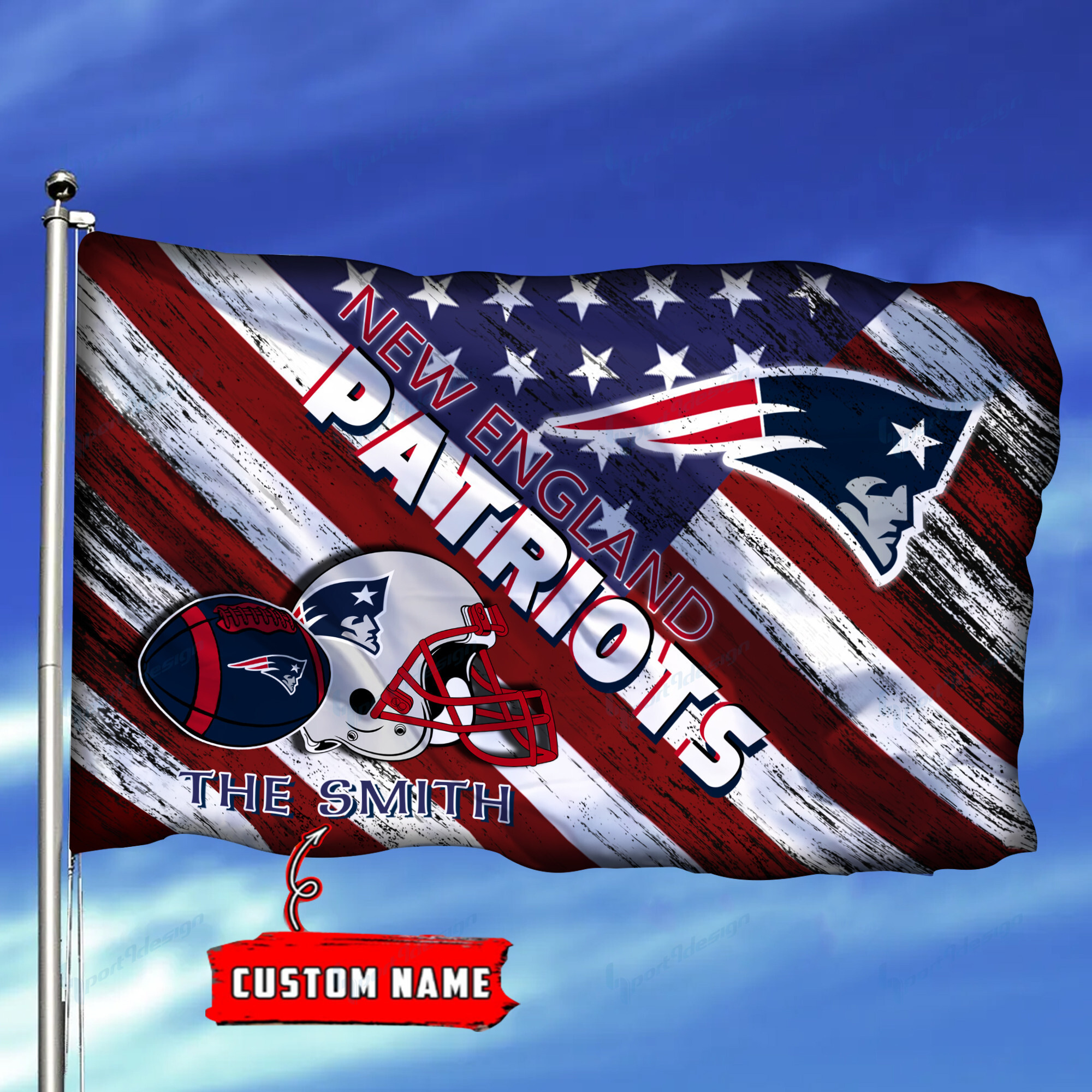 new england patriots personalized flag 153 7mrse