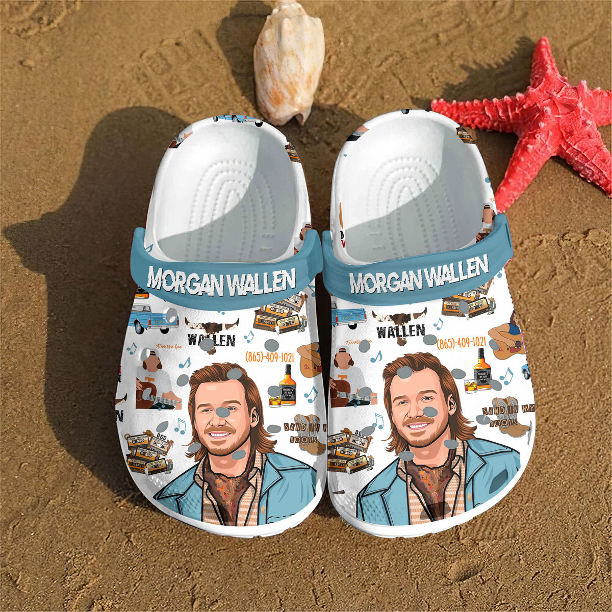 new morgan wallen white clogs for kids 26 adluts 9n8d4