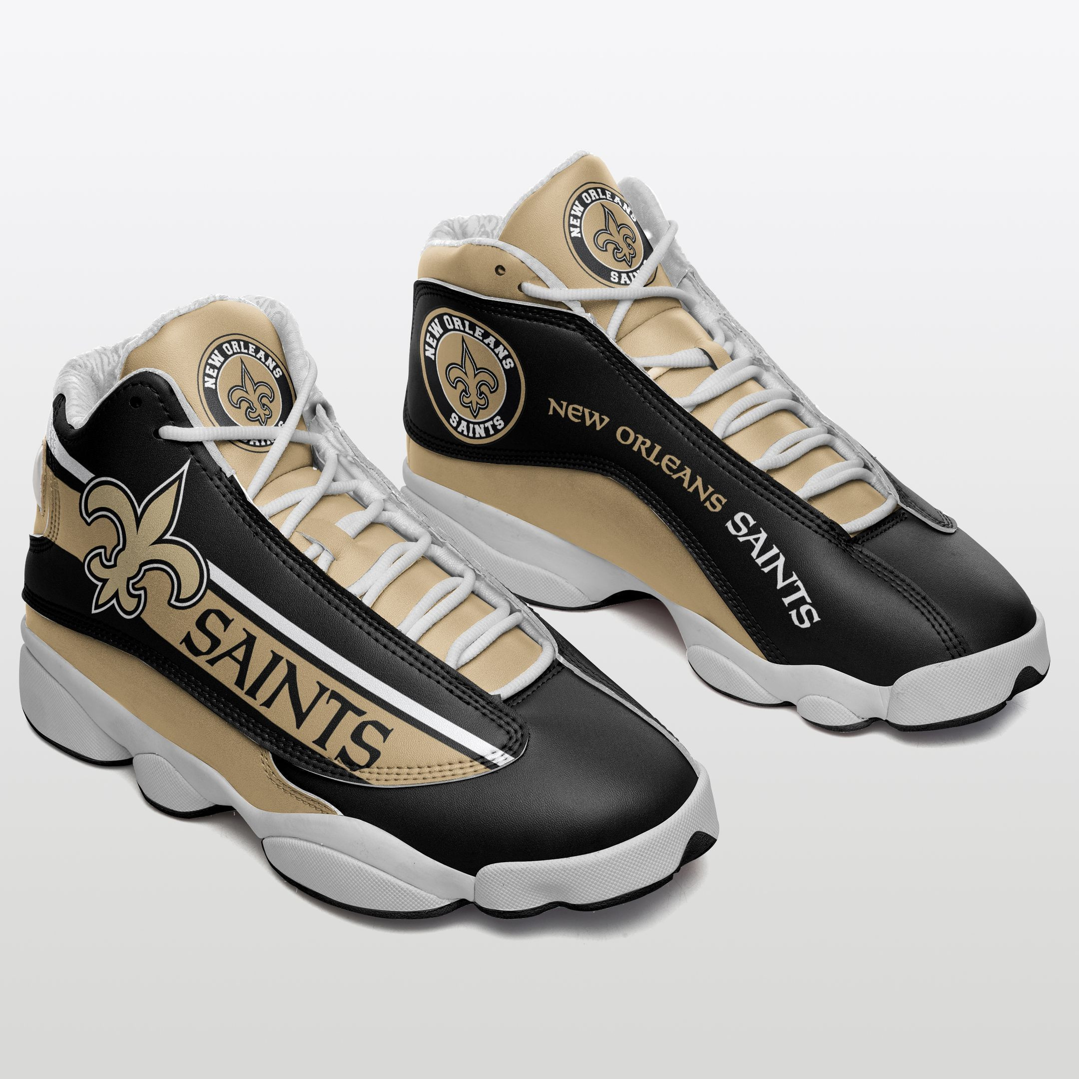 new orleans saints air jd13 sneakers 434 wkzpt