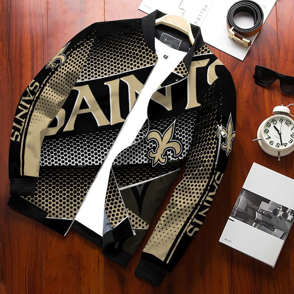 new orleans saints bomber jacket 522 pzl53