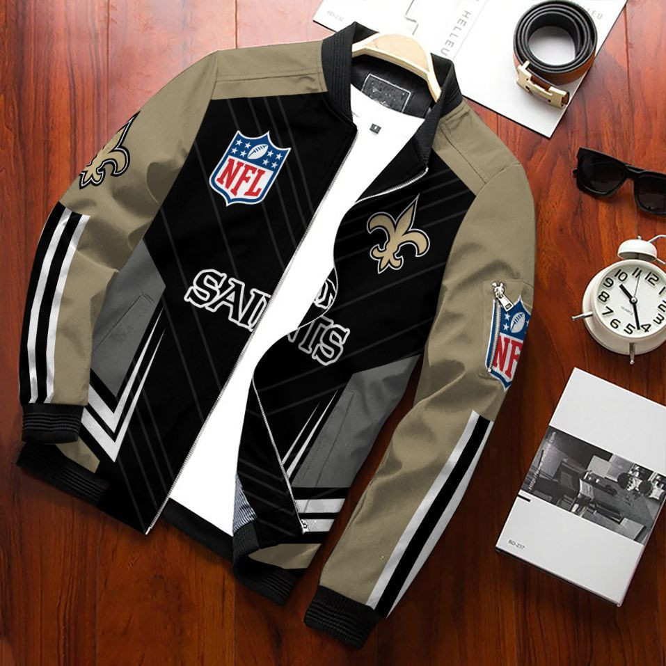 new orleans saints bomber jacket 587 xt6pc