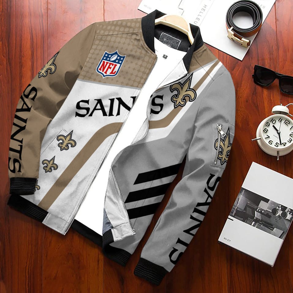 new orleans saints bomber jacket 727 shrkm