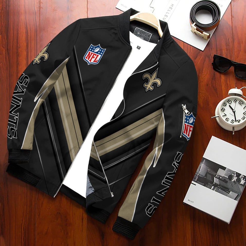 new orleans saints bomber jacket bg01 kmaod