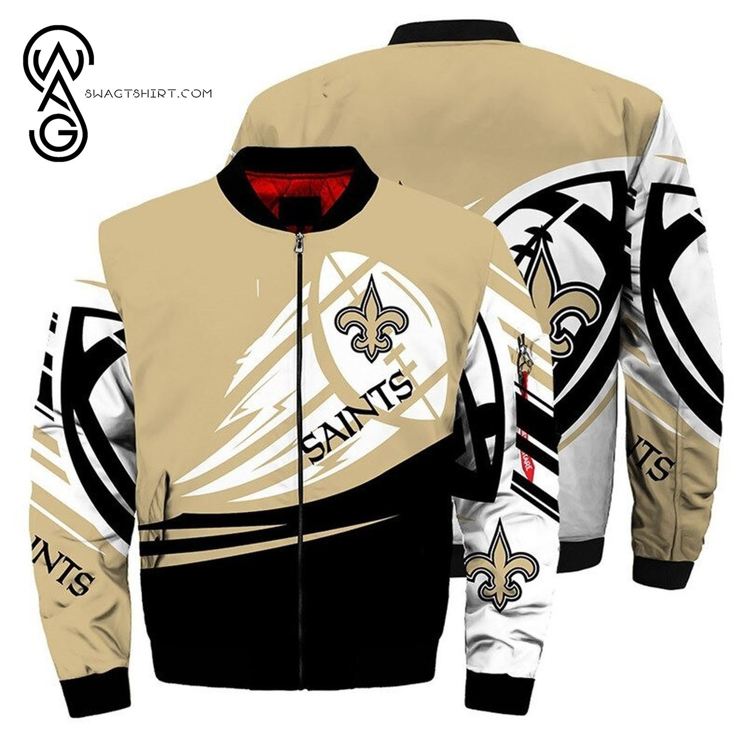 new orleans saints bomber jacket bg03 o40fl