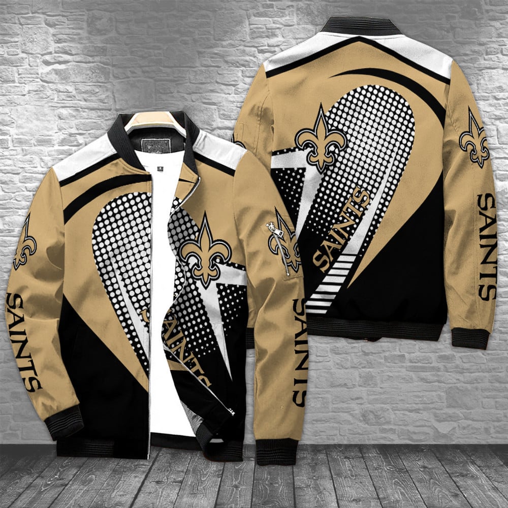new orleans saints bomber jacket bg112 8x24z