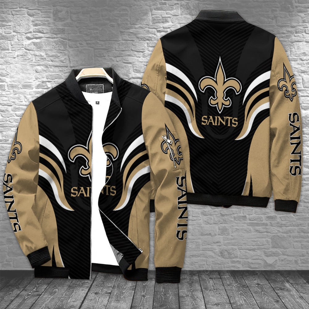 new orleans saints bomber jacket bg131 z4dmq