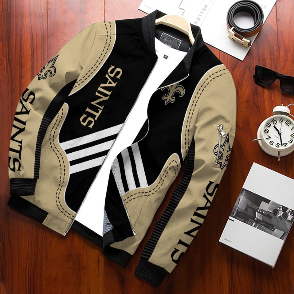 new orleans saints bomber jacket bg229 vleuo