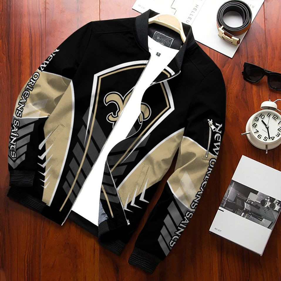 new orleans saints personalized bomber jacket 519 2prlj