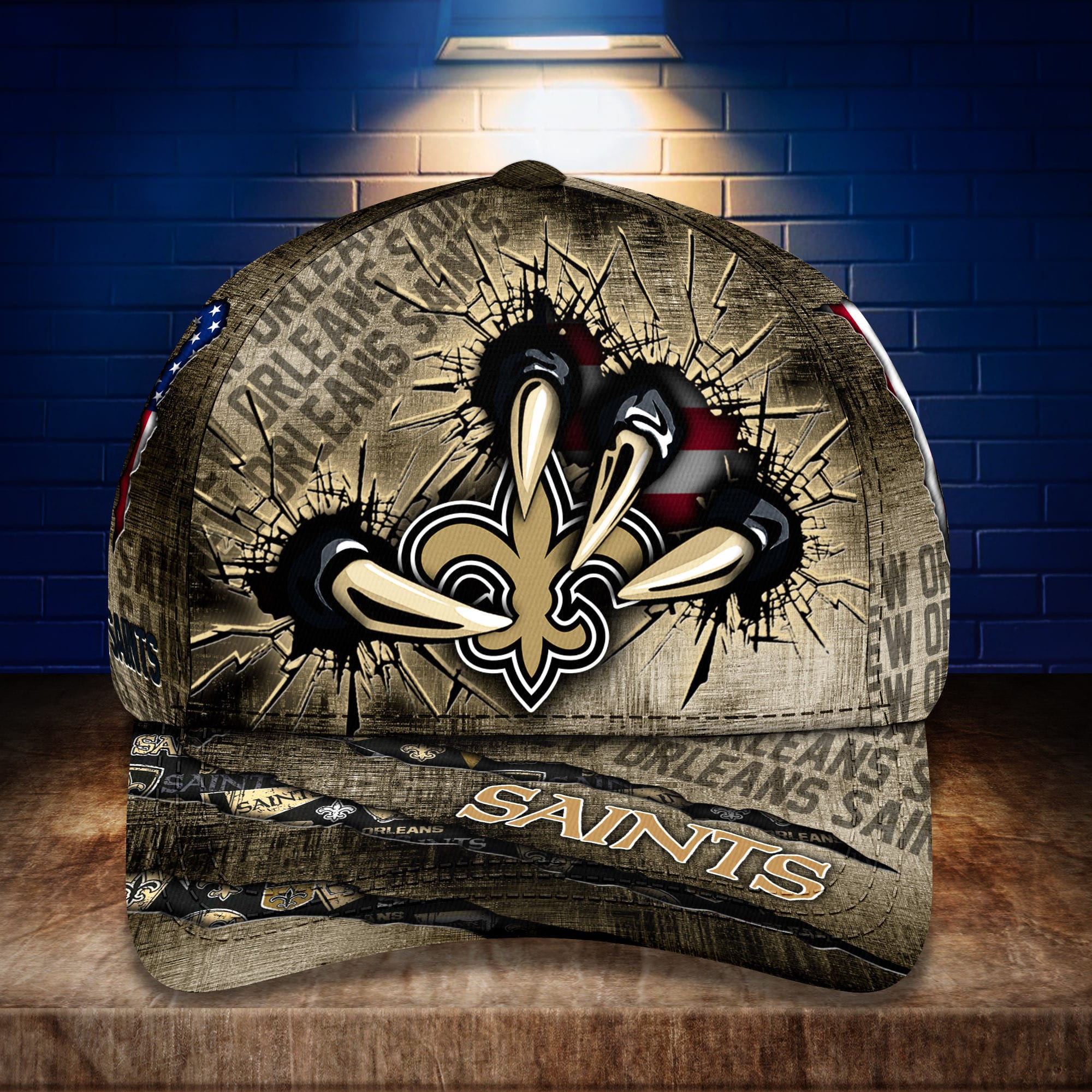 new orleans saints personalized classic cap bg264 rgl8i