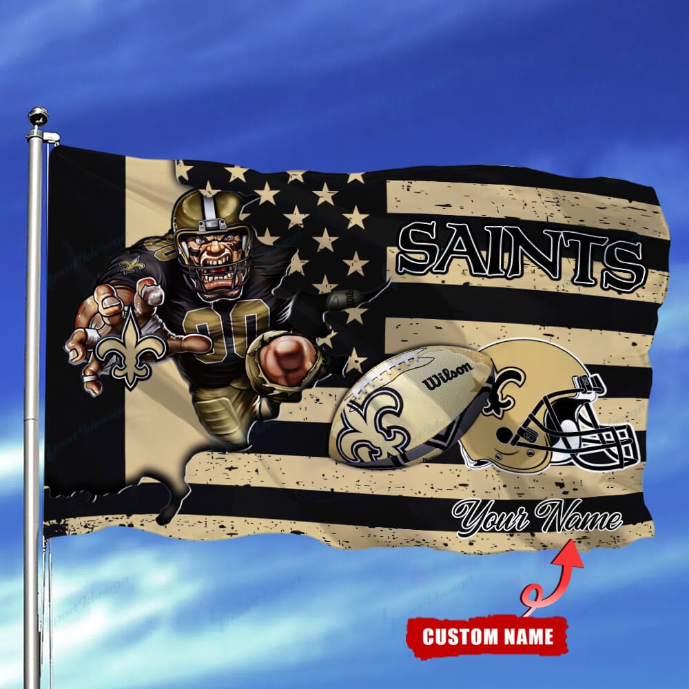 new orleans saints personalized flag 125 blwqq