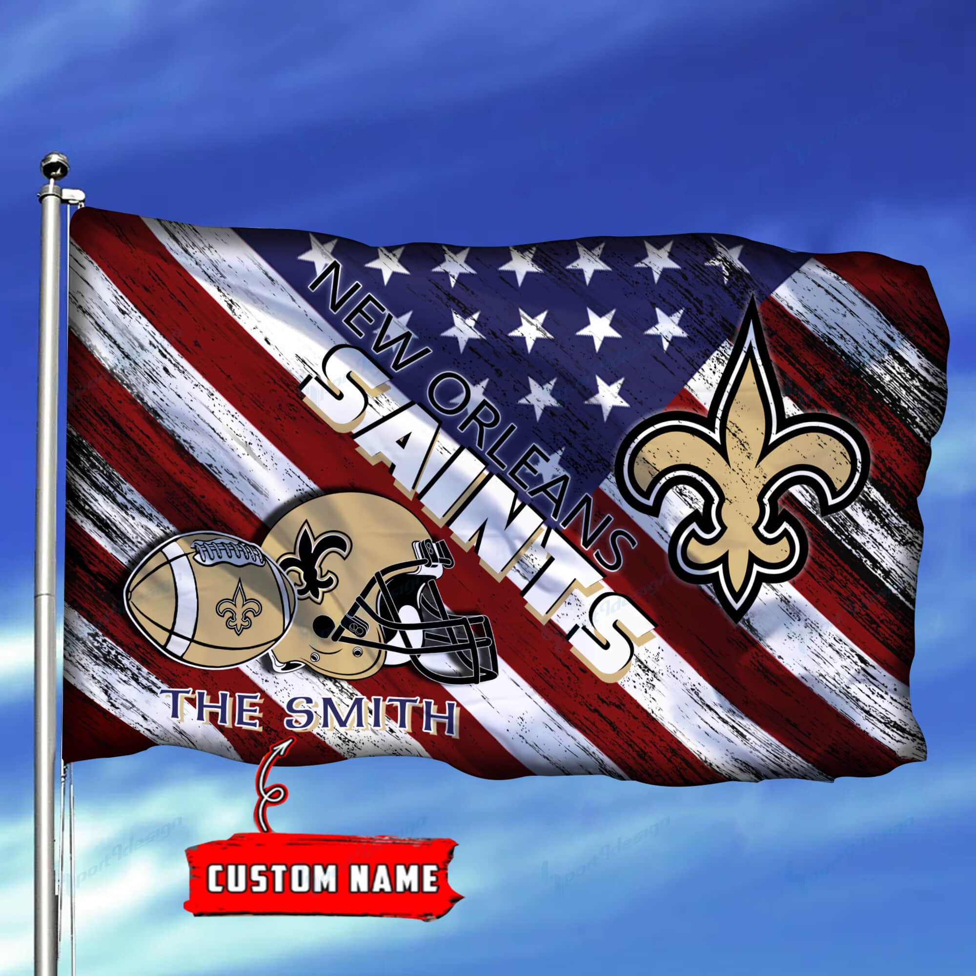 new orleans saints personalized flag 154 eryt3