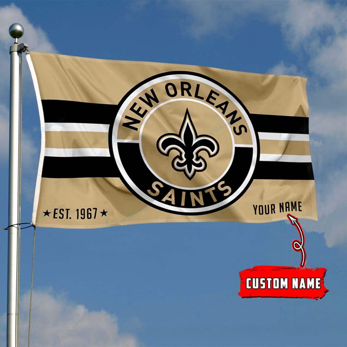 new orleans saints personalized flag 186 hddc9