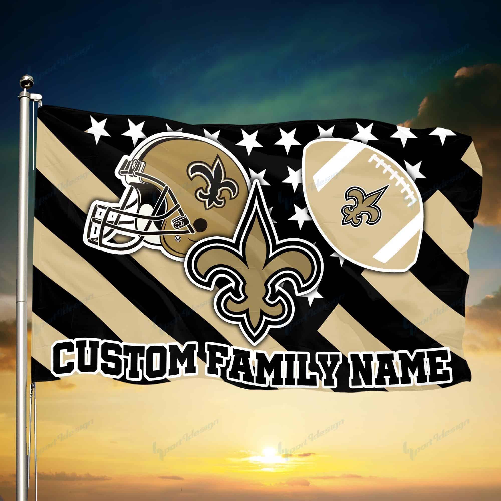 new orleans saints personalized flag 85 ar6vl