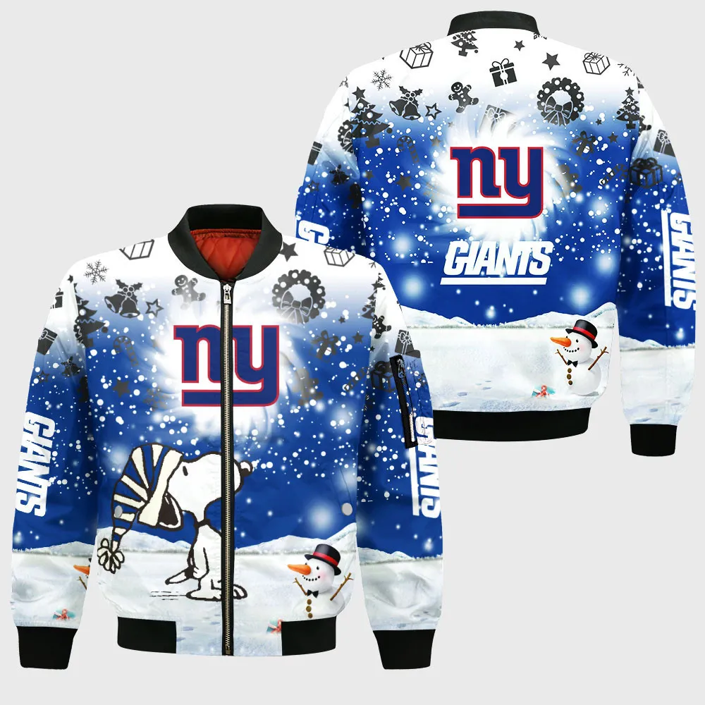 new york giants bomber jacket cs38 gczvd