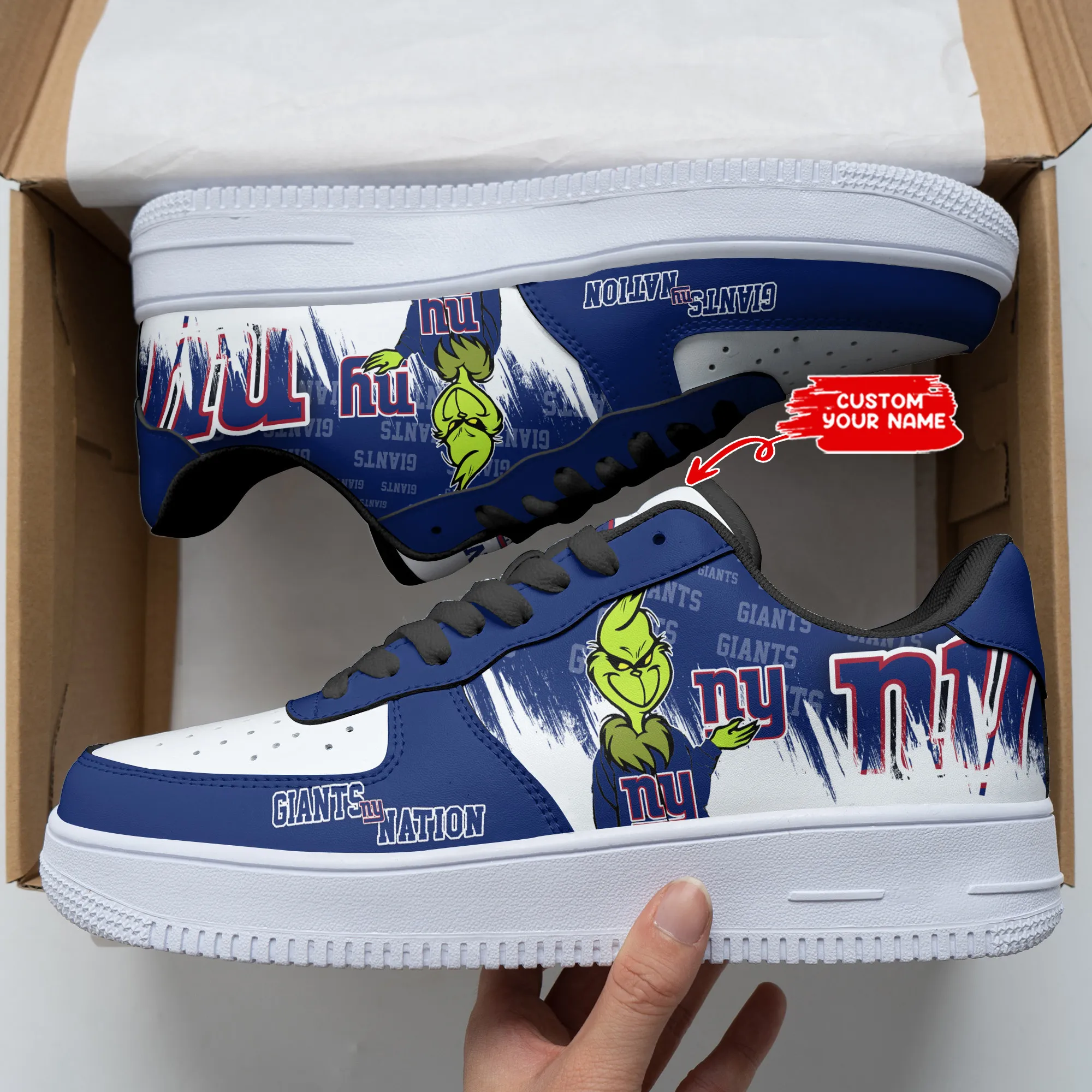 new york giants personalized af1 shoes bg256 tqkif