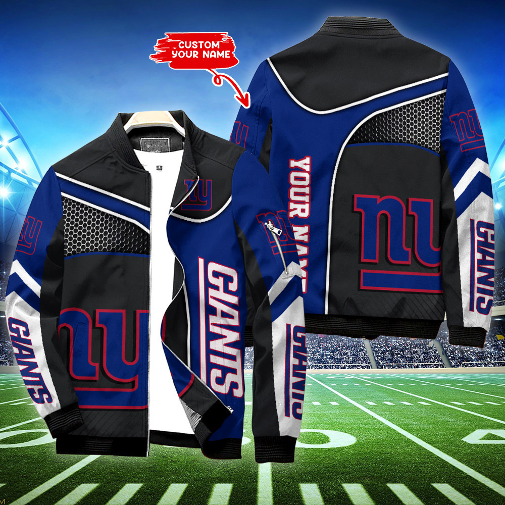 new york giants personalized bomber jacket bg632 ax2hu