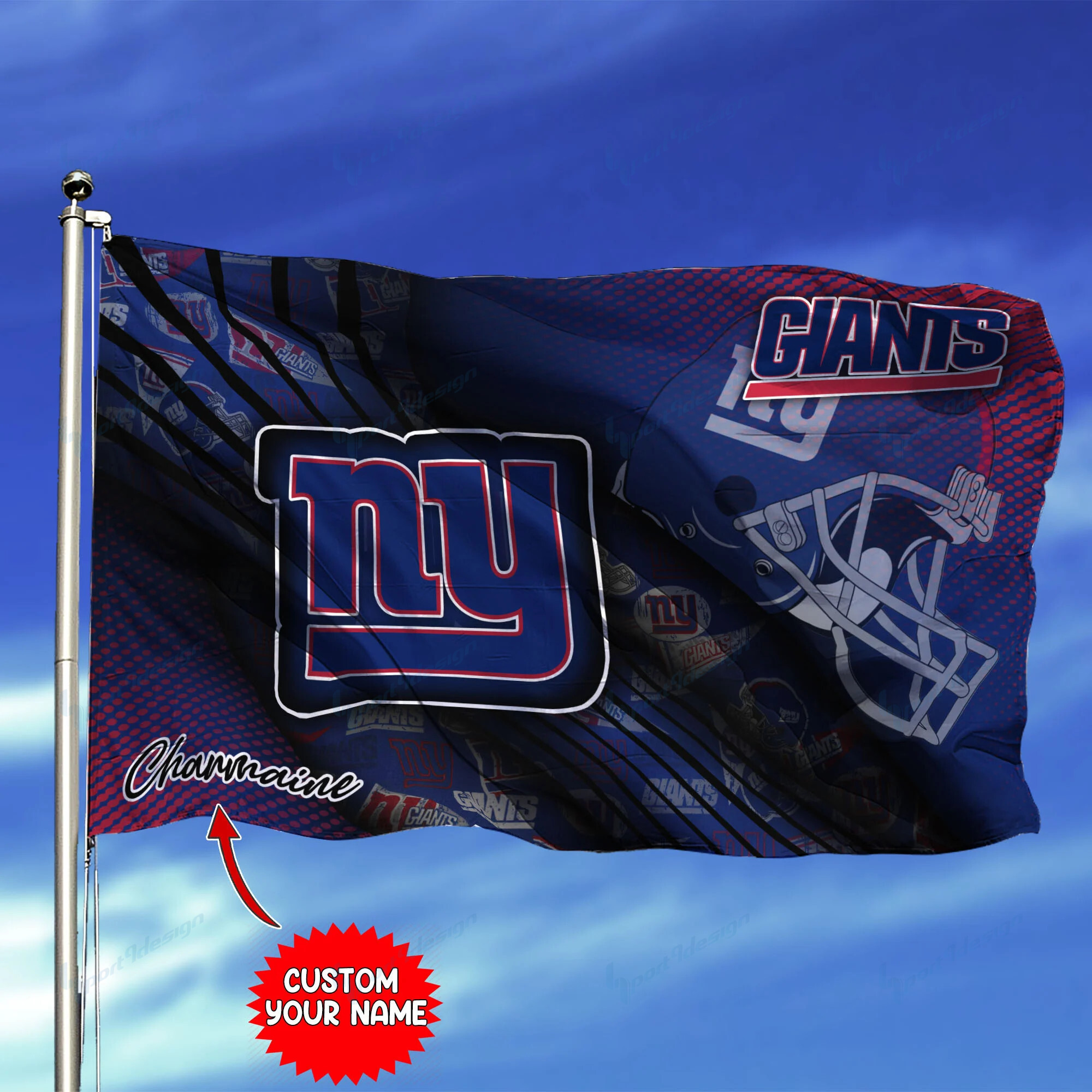 new york giants personalized flag 227 qjkji